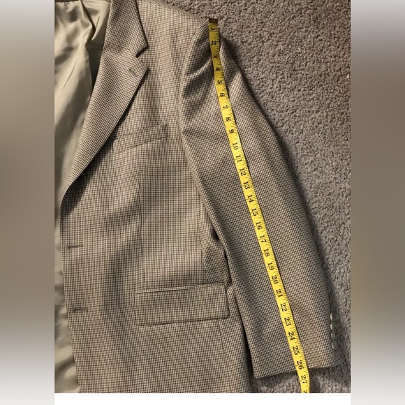 Lauren RALPH LAUREN Suit Blazer Sz 44T - 88% Wool - 12% Alpaca - Made in Canada - Picture 5 of 11